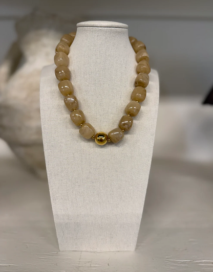 Chunky Beaded Necklace -