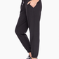 Cuffed Essential Highwaist Joggers - Black