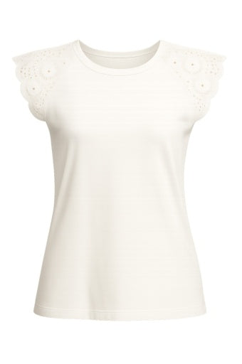 Eve Top - White - Southern Belle Boutique