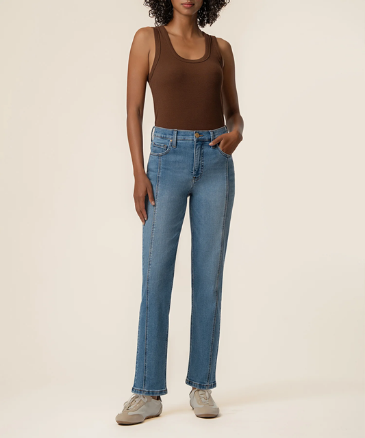 Blair High Rise Straight Leg - Exhibiting - Southern Belle Boutique