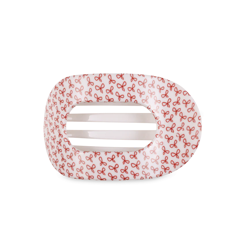 Santa Tucker Medium Flat Round Clip - Southern Belle Boutique