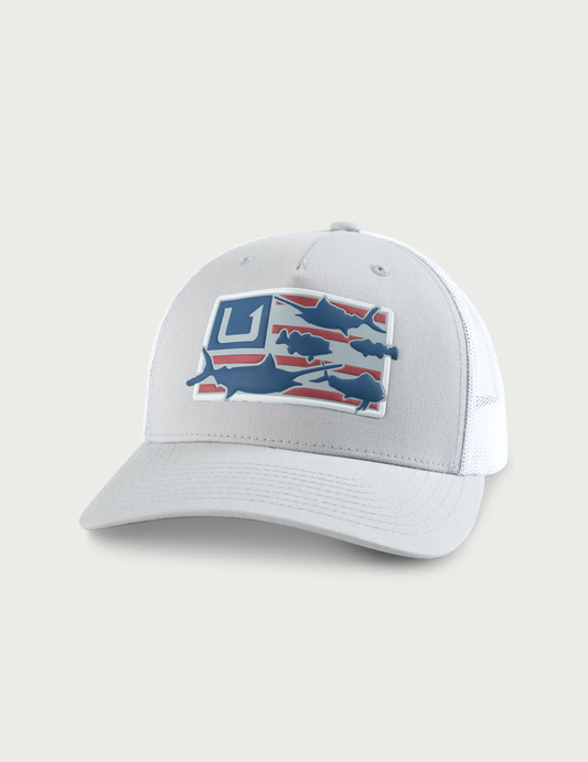 Trophy Flag Trucker Hat - Harbor Mist