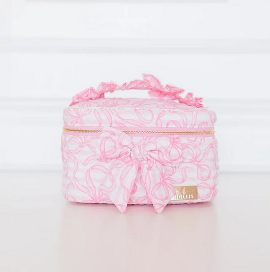 Quilted Coquette Train Case