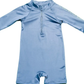 Tybee Rashguard Romper Upf 50+ Blue - Southern Belle Boutique