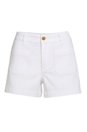 Carlisle Short - White - Southern Belle Boutique