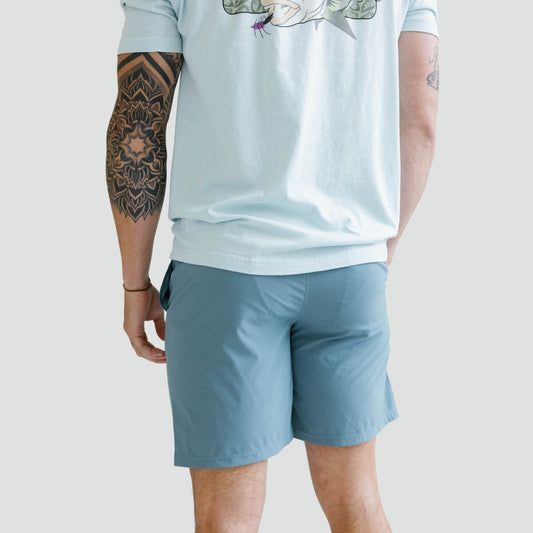 Zephyr Short - Smoke Blue - Southern Belle Boutique