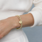 Classic Gold 3MM Bracelet - UT Austin Disc - Southern Belle Boutique