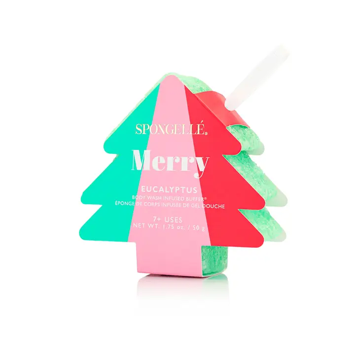 Spongelle’s® tree-shaped ornament body wash infused buffers - Southern Belle Boutique