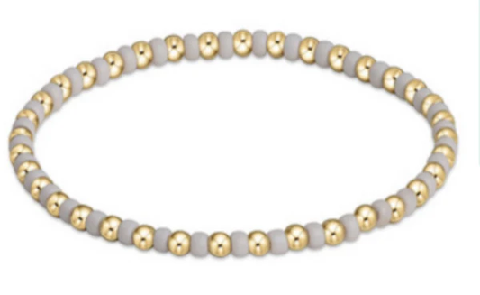 Gameday Hope Grateful Bracelet - White - Southern Belle Boutique