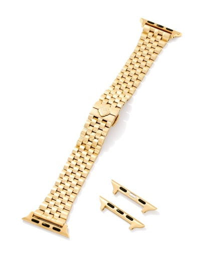 Alex 5 Link Watch Band in Gold Mix Stainless Steel - Southern Belle Boutique