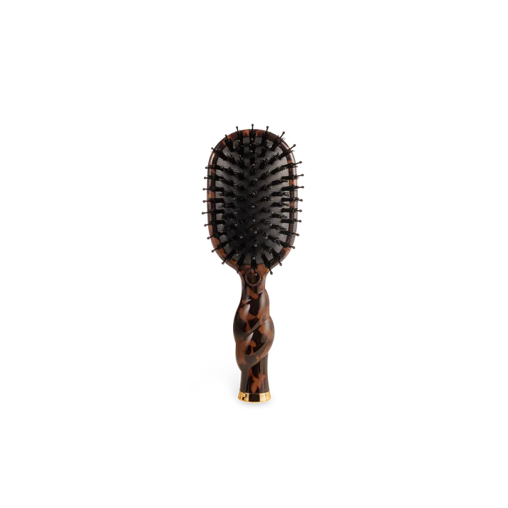 Mini Boar Bristle Hair Brush - Tortoise - Southern Belle Boutique