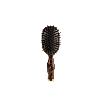 Mini Boar Bristle Hair Brush - Tortoise - Southern Belle Boutique