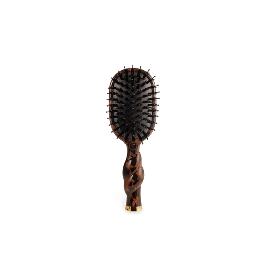 Mini Boar Bristle Hair Brush - Tortoise - Southern Belle Boutique