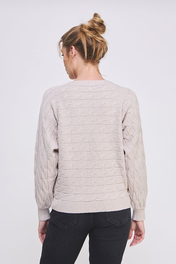 Warm Heather Oat Sweater