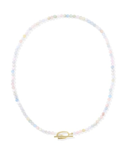 Sylvia Strand Necklace - Gold Morganite Ombre