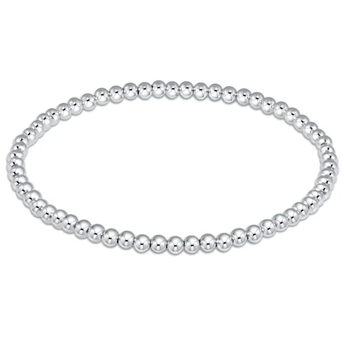 Classic Sterling 3mm Bead Bracelet - Southern Belle Boutique
