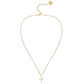 Legacy Cross Drop Necklace - Gold - Southern Belle Boutique