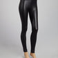 Black Matte Leather Leggings - Southern Belle Boutique