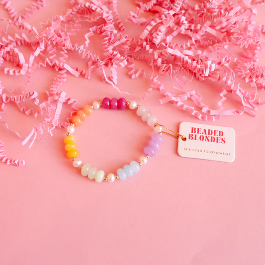 Cabo Colorblock Gemstone Bracelet - Southern Belle Boutique