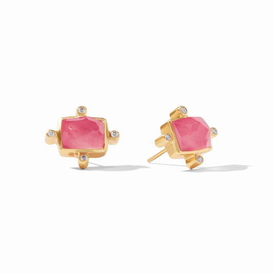 Clara Stud - Iridescent Peony Pink - Southern Belle Boutique
