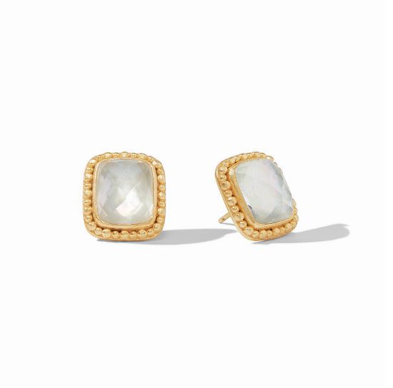 Marbella Stud Iridescent Clear Crystal - Southern Belle Boutique
