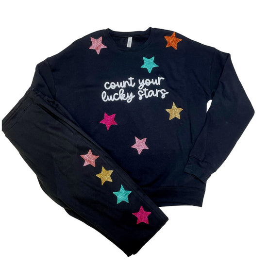 Count Your Lucky Stars Joggers - Southern Belle Boutique