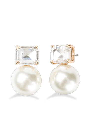 Audrey Pearl Post Earring - Southern Belle Boutique