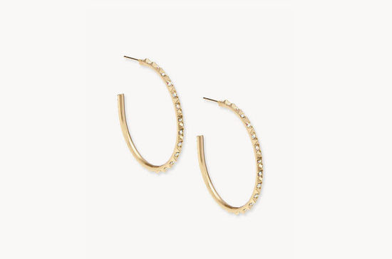 Veronica Hoop Earrings in Gold - Southern Belle Boutique