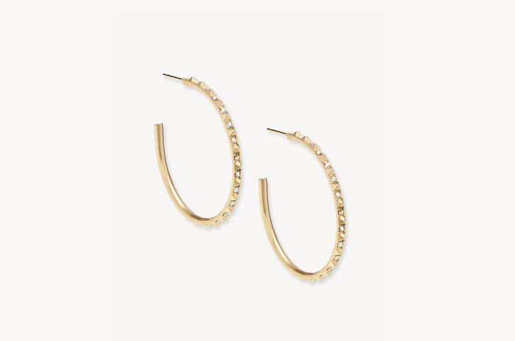 Veronica Hoop Earrings in Gold - Southern Belle Boutique