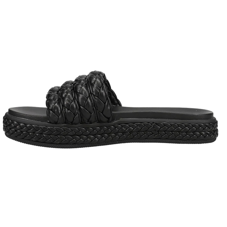 Bri Braided Platform Slide Sandal - Southern Belle Boutique