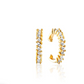 Jagged Baguette Ear Cuff - Southern Belle Boutique
