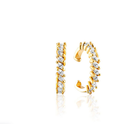 Jagged Baguette Ear Cuff - Southern Belle Boutique