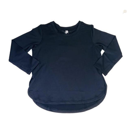 Black LS Performance Top - Southern Belle Boutique