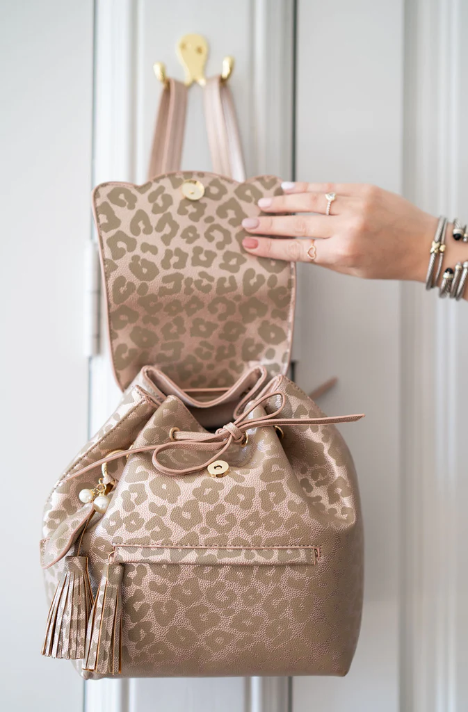 Mini Backpack - Leopard - Southern Belle Boutique