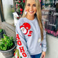 Chenille Patch Santa HoHo Sweatshirt - Southern Belle Boutique