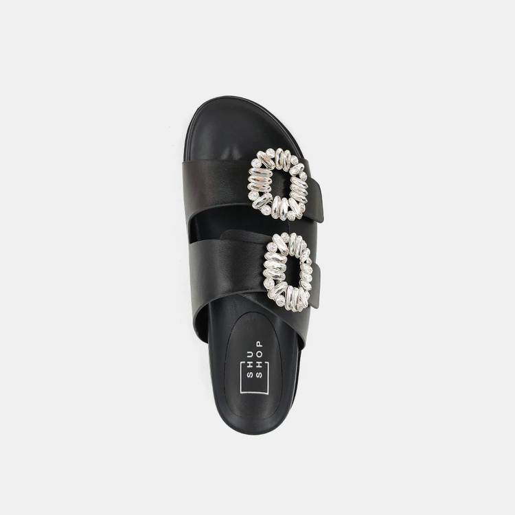 Bridget Black Sandal - Southern Belle Boutique