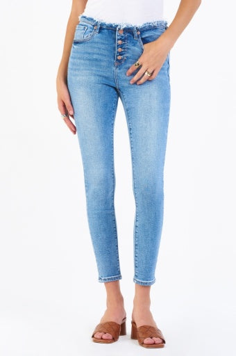 Olivia Super HR Ankle Skinny - Gallant - Southern Belle Boutique