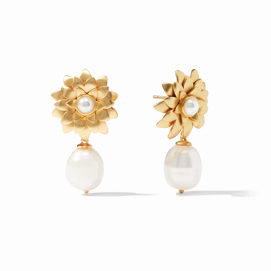 Flora Pearl Drop Earring - Southern Belle Boutique