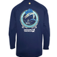 Sail Fishing Wicked Dry &amp; Cool Fishing Shirt - Navy - Southern Belle Boutique