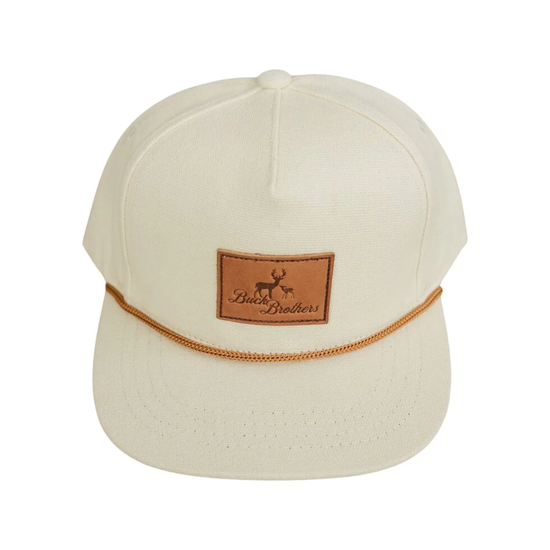 Cream VF Logo Flat Brim Hat - Southern Belle Boutique