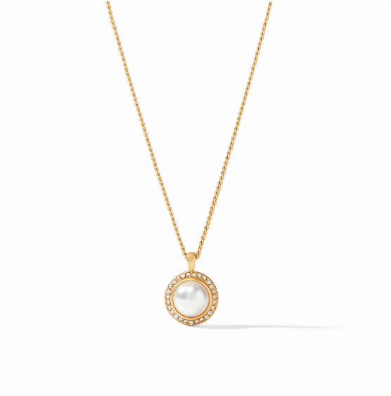 Odette Pearl Solitaire Necklace - Southern Belle Boutique
