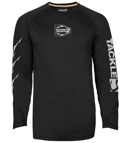 Hook Me Up L/S Vented Fishing Shirt -Black - Southern Belle Boutique