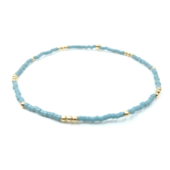 Newport bracelet in pale turquoise - Southern Belle Boutique
