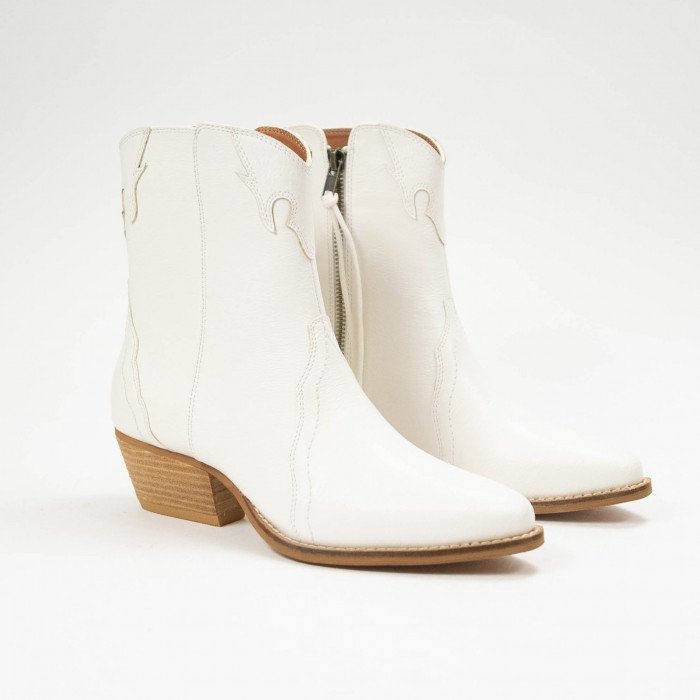 Ramsey White Bootie - Southern Belle Boutique