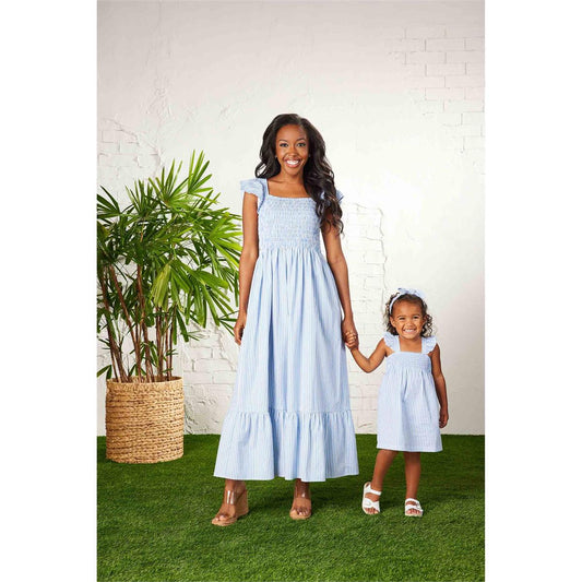 Smocked Sundress &amp; Headband Set - Southern Belle Boutique