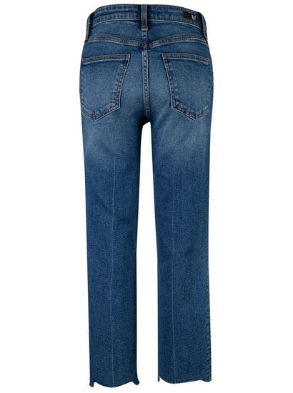 Rachael High Rise Mom Raw Hem Jeans - Southern Belle Boutique