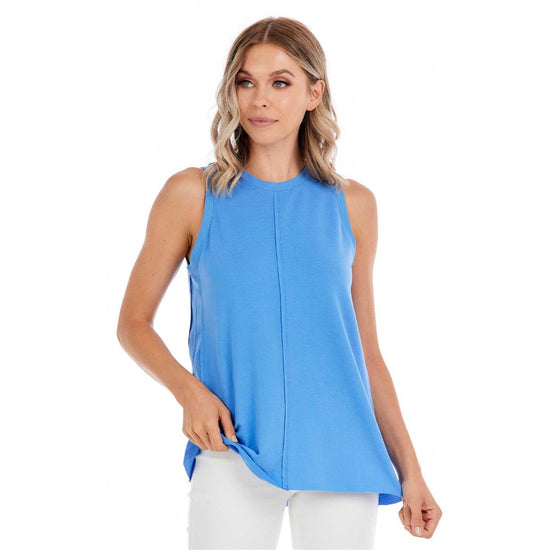 Blue Dempsey Swing Tank - Southern Belle Boutique