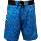 Fish Scales 4-Way Stretch Fishing Boardshort - Blue Lagoon - Southern Belle Boutique