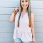 Blush Floral Halter Top - Southern Belle Boutique