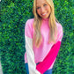 Funnel Neck Colorblock Sweater - Southern Belle Boutique